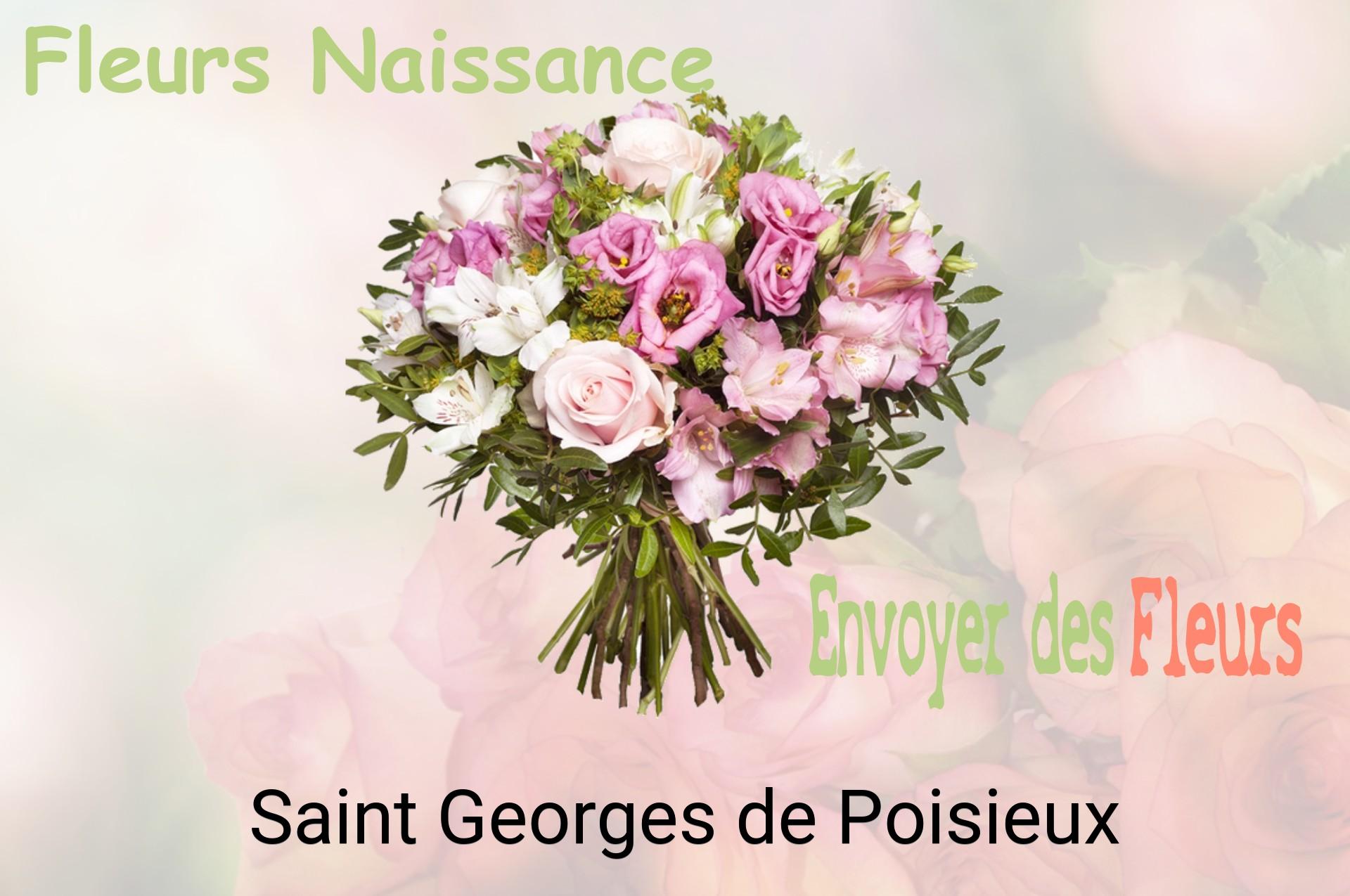 Bouquet de fleurs de naissance livré à Saint-Georges-de-Poisieux